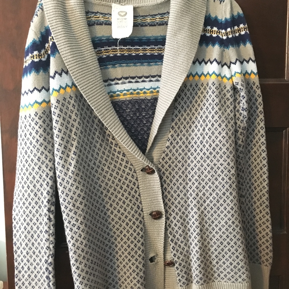 Roxy Button Down Sweater - image 3